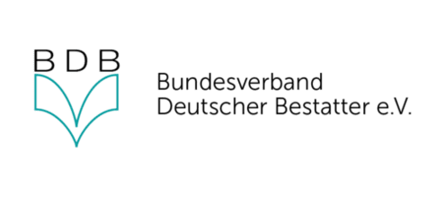 Logo des BDB mit stilisierten Buchseiten in Form eines aufgeschlagenen Buchs und der Abkürzung "BDB" oben.